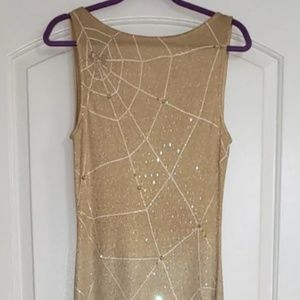 St John gold spider gown